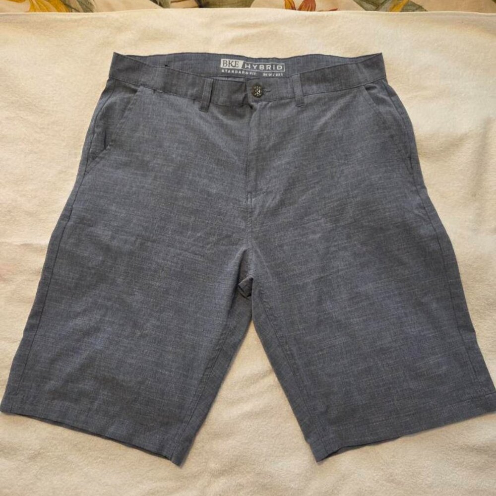 BKE stretch board shorts, brand new, light blue, 11.5 inseam size 36 waist